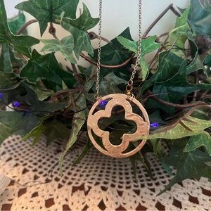 Crave Quatrefoil / Four Leaf Clover Necklace